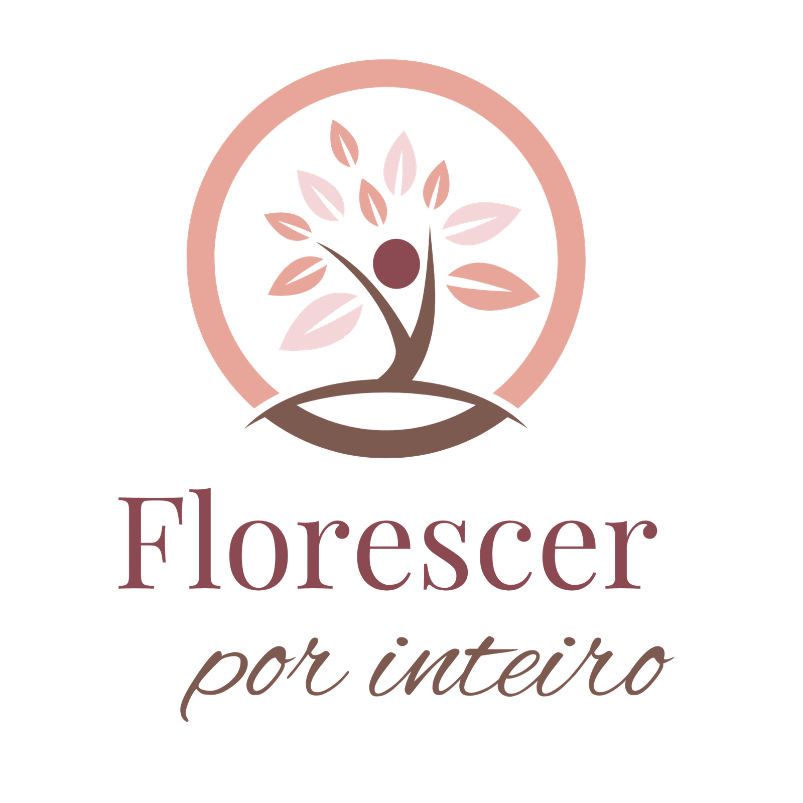 Logomarca Florescer Por Inteiro - Gabriella Mattana